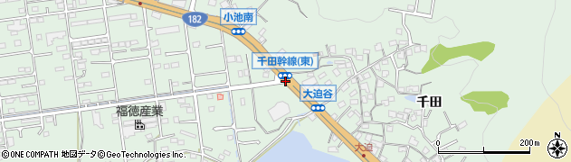 千田幹線（東）周辺の地図