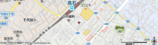 開成教育セミナー　高石駅前教室周辺の地図