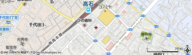 サンディ高石駅前店周辺の地図