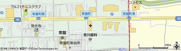 奈良県橿原市常盤町275-1周辺の地図