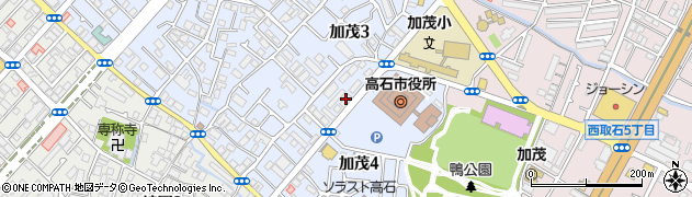 高石ガスセンター周辺の地図