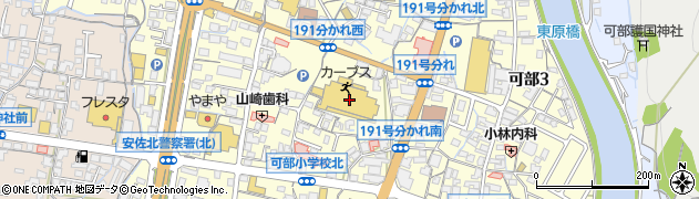 広島銀行サンリブ可部店 ＡＴＭ周辺の地図