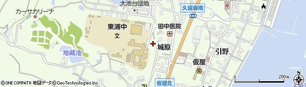 兵庫県淡路市久留麻城原1834周辺の地図