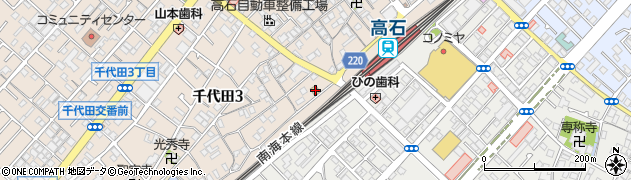 セブンイレブン高石駅南店周辺の地図