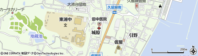 兵庫県淡路市久留麻城原1841周辺の地図