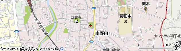 南野田公園周辺の地図