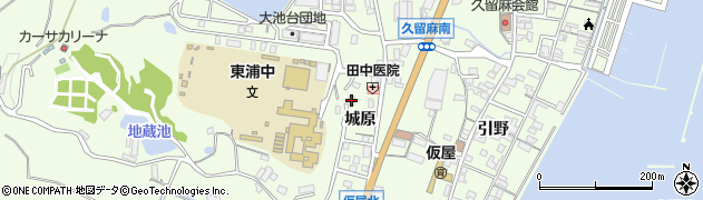 兵庫県淡路市久留麻城原1837周辺の地図