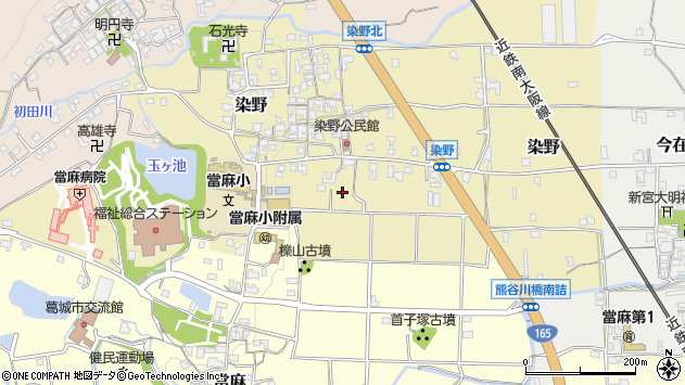 〒639-0273 奈良県葛城市染野の地図