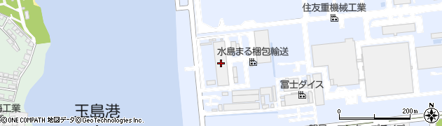 まるま梱包輸送株式会社　玉島工場周辺の地図