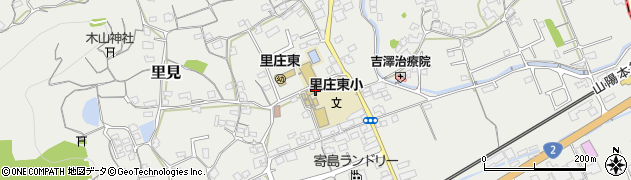 里庄東児童クラブ周辺の地図