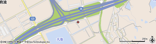 兵庫県淡路市育波2388周辺の地図