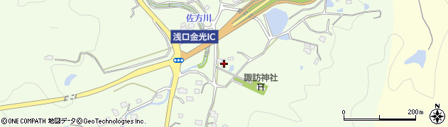岡山県浅口市金光町佐方2476周辺の地図