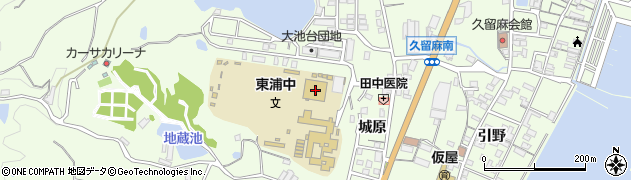 兵庫県淡路市久留麻城原2600周辺の地図