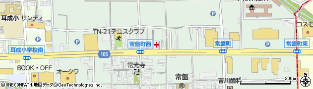 奈良県橿原市常盤町539周辺の地図