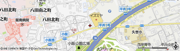 ジョイリハ堺小阪周辺の地図