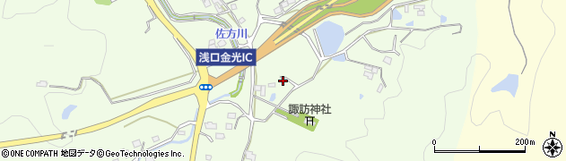 岡山県浅口市金光町佐方2477周辺の地図