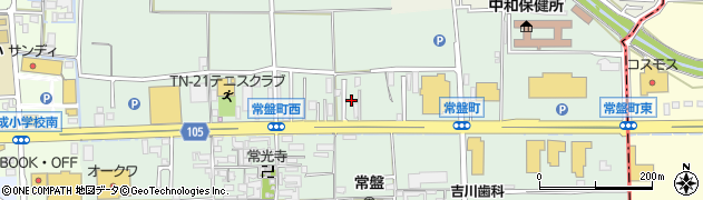 奈良県橿原市常盤町544周辺の地図