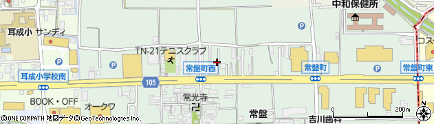 奈良県橿原市常盤町538周辺の地図