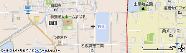 奈良県香芝市鎌田191-5周辺の地図