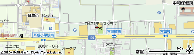 奈良県橿原市常盤町495周辺の地図