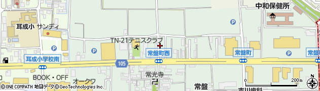 奈良県橿原市常盤町534周辺の地図