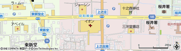 モーリーファンタジー桜井店周辺の地図