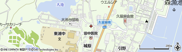 兵庫県淡路市久留麻城原1855周辺の地図