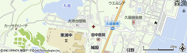 兵庫県淡路市久留麻城原1851周辺の地図
