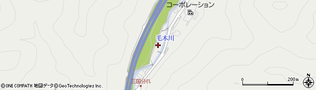広島県広島市安佐北区安佐町（毛木）周辺の地図