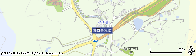 岡山県浅口市金光町佐方2299周辺の地図