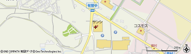 １００円ショップセリア　スーパーサンシ明和店周辺の地図