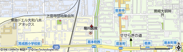 奈良県橿原市上品寺町389-6周辺の地図