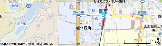 大阪府富田林市旭ケ丘町周辺の地図