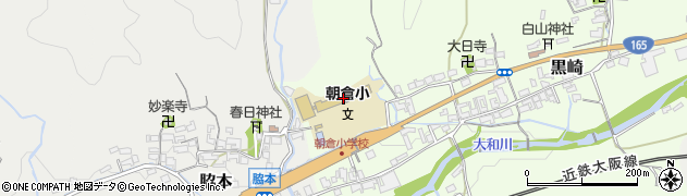 桜井市立朝倉小学校周辺の地図