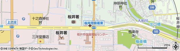 奈良県桜井市三輪46周辺の地図