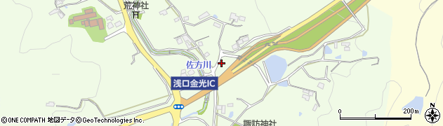 岡山県浅口市金光町佐方2448周辺の地図