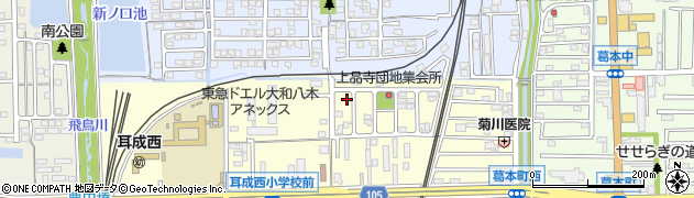 奈良県橿原市上品寺町425周辺の地図