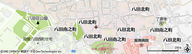 大阪府堺市中区八田南之町周辺の地図
