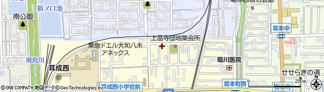 奈良県橿原市上品寺町420周辺の地図
