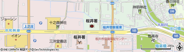 奈良県桜井市三輪49周辺の地図