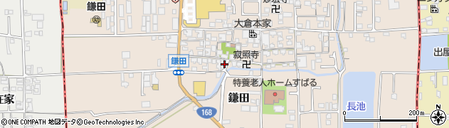 奈良県香芝市鎌田680周辺の地図