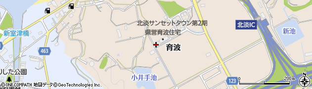 兵庫県淡路市育波2093周辺の地図