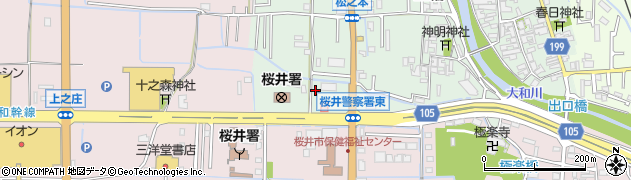 奈良県桜井市三輪41周辺の地図