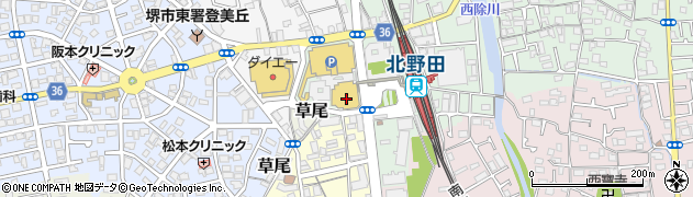 堺市立東文化会館文化ホール（北野田フェスティバル）周辺の地図