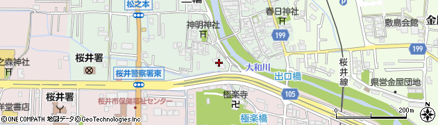 奈良県桜井市三輪20周辺の地図