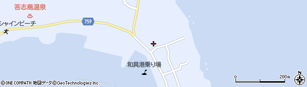 答志島温泉寿々波周辺の地図