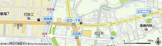 豚太郎 広江店周辺の地図