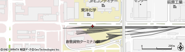 岡山県倉敷市水島西通周辺の地図