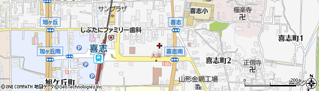 ズーム喜志店周辺の地図
