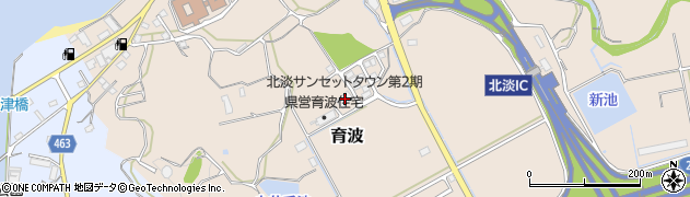 兵庫県淡路市育波632周辺の地図